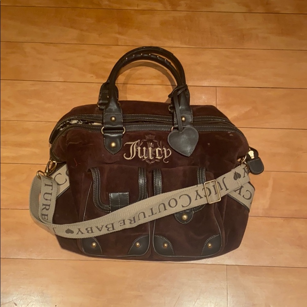 Juicy Couture Diaper Bag in Brown